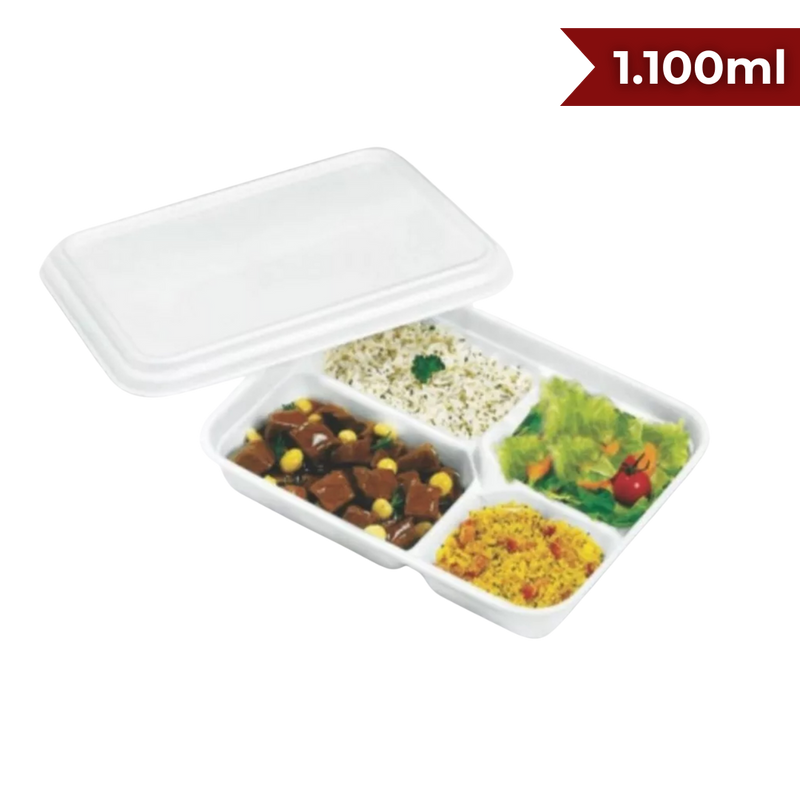 MARMITA DE ISOPOR HF-100/4 - 1.100ML