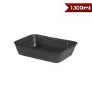 MARMITA DE ISOPOR PRETA HF-100 1.100ML - CX C/100UND