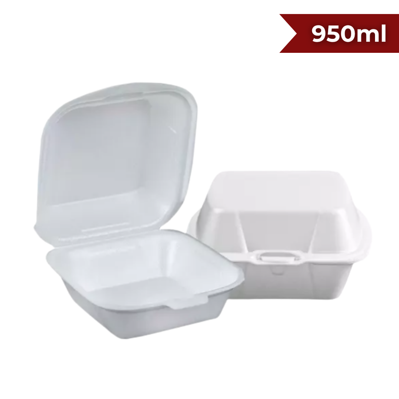 HAMBURGUEIRA DE ISOPOR HC-02  750ML - CX C/100UND