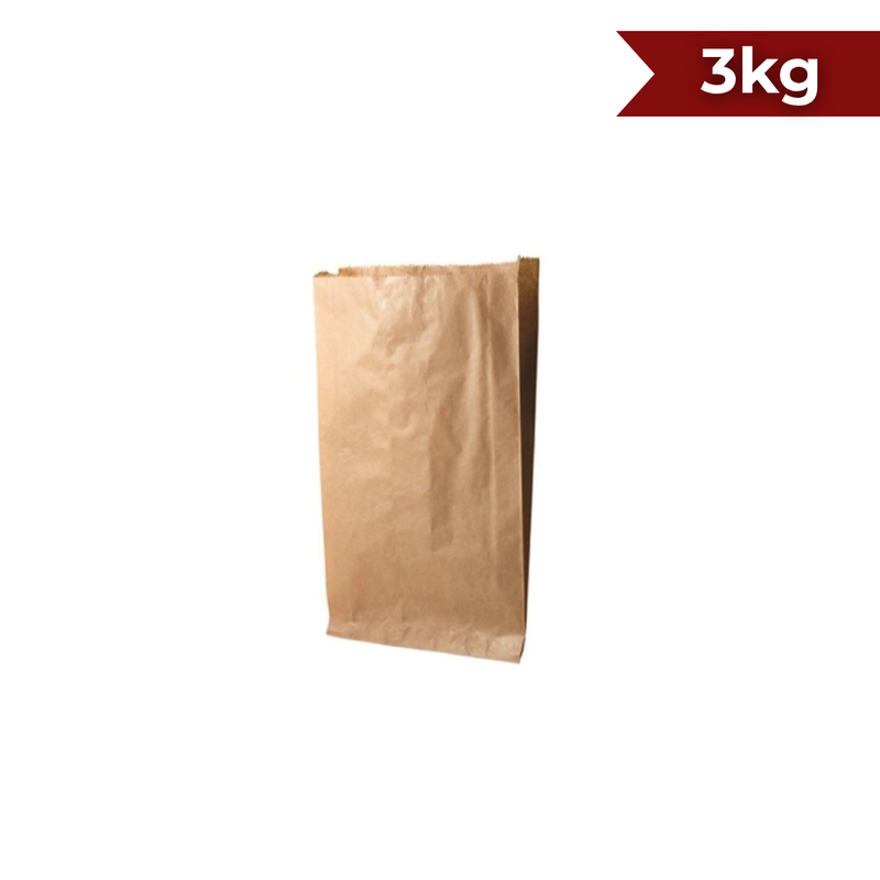 SACO KRAFT NATURAL 3KG - PCT C/500UND